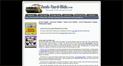 Desktop Screenshot of junk-yard-bids.com